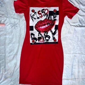 Red Short Sexy Dress